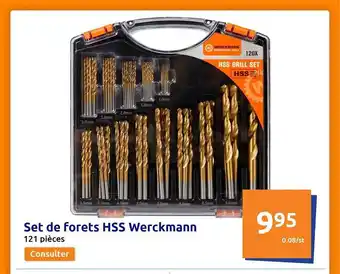 Action Set de forets hss werckmann offre
