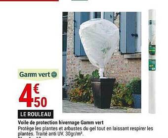 Voile de protection hivernage gamm vert