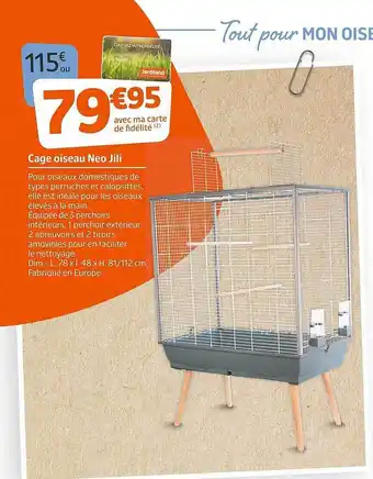 Cage oiseau neo jili