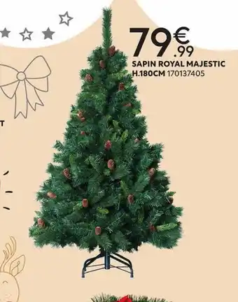 Maxi Bazar Sapin royal majestic offre