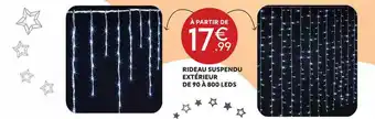 Maxi Bazar Rideau suspendu extérieur de 90 à 800 leds offre
