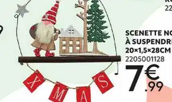 Maxi Bazar Scénette noël à suspendre offre