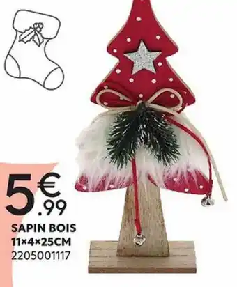 Maxi Bazar Sapin bois offre