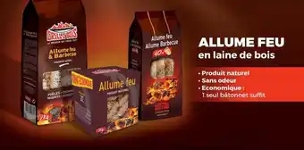 Mr Bricolage Allume feu en laine de bois offre
