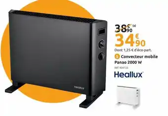 Mr Bricolage Convecteur mobile panao 2000 w heallux offre