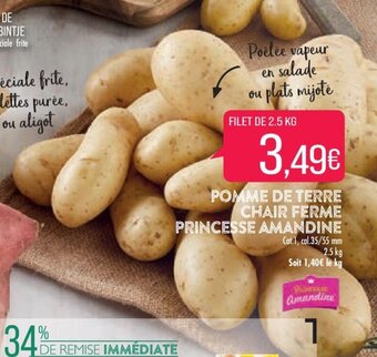 Match Pomme de Terre Chair Ferme Princesse Amandine offre