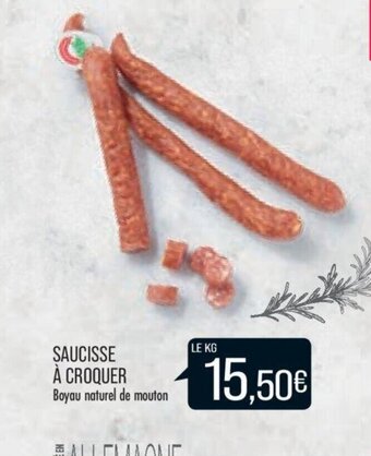 Match Saucisse a Croquer offre