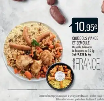 Match Couscous Viande Et Semoule offre