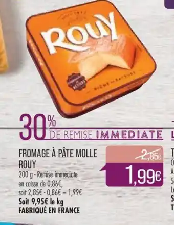 Match Fromage a Pate Molle Rouy offre