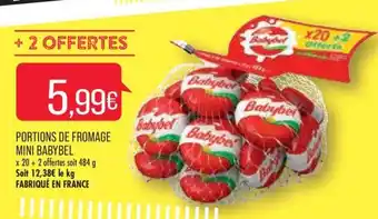 Match Portions de Fromage Mini Babybel offre