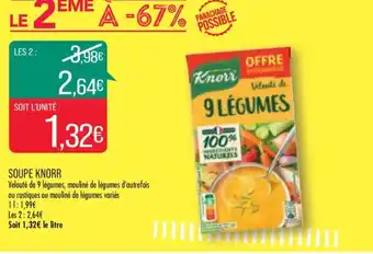 Match Soupe Knorr offre
