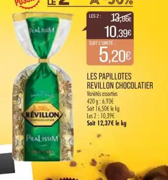 Match Les Papillotes Revillon Chocolatier offre
