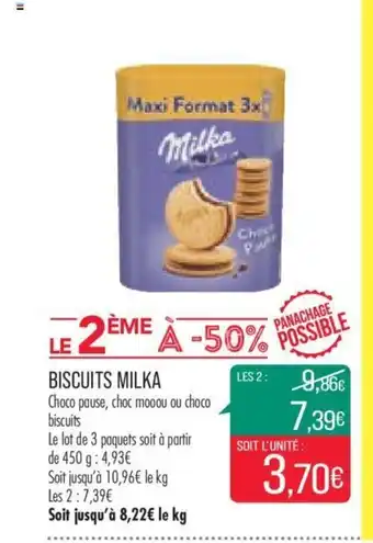 Match Biscuits Milka offre