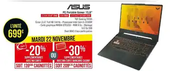 Géant Casino Asus pc portable gamer 15,6’’ offre