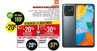 Géant Casino Redmi smartphone offre