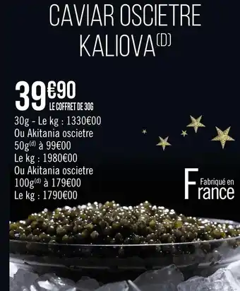 Caviar oscietre kaliova