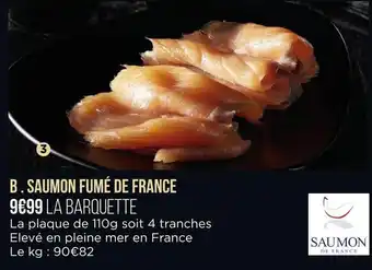 Géant Casino Saumon fumé de france offre