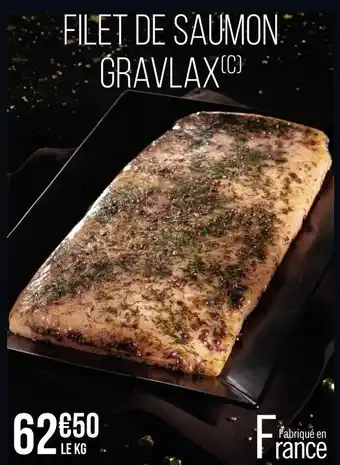 Géant Casino Filet de saumon gravlax offre