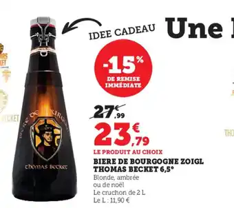 Biere De Bourgogne Zoigl Thomas Becket 6,5