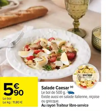Carrefour Salade caesar offre