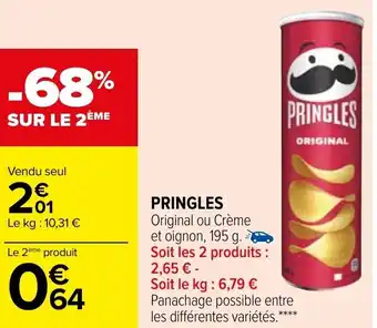 Carrefour Pringles offre