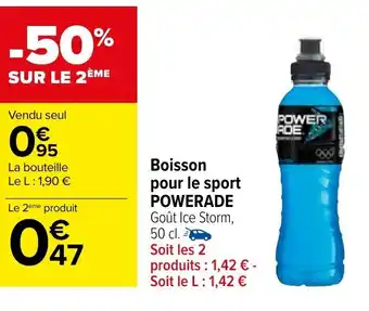 Carrefour Boisson pour le sport POWERADE offre