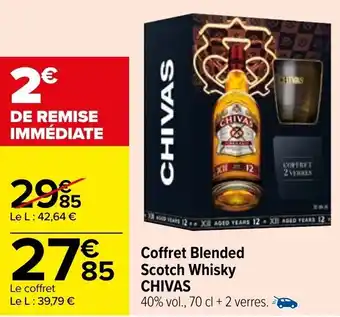 Coffret blended scotch whisky CHIVAS