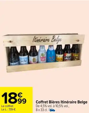 Carrefour Coffret bières itinéraire belge offre