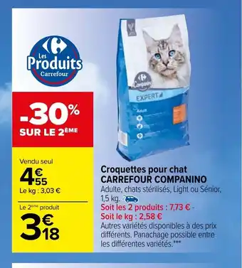 Croquettes Pour Chat Carrefour Companino