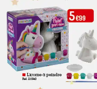 Kandy Licorne a Peindre offre