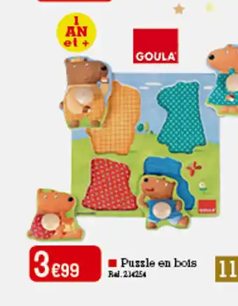 Kandy Puzzle En Bois offre