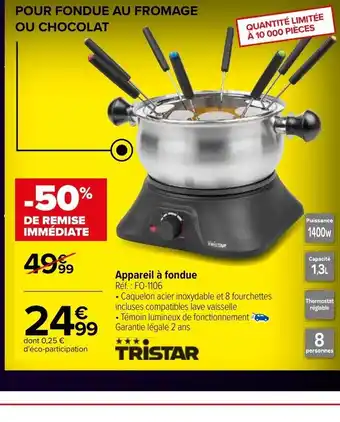 Carrefour Appareil a Fondue offre