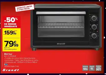 Carrefour Mini Four offre