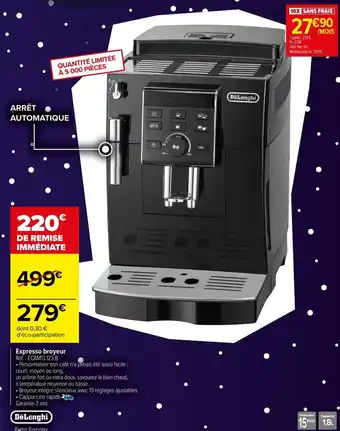 Carrefour Expresso Broyeur offre