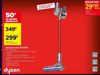 Dyson Aspirateur Balai V8 Extra