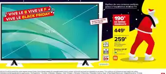 Carrefour Téléviseur Led 4k offre