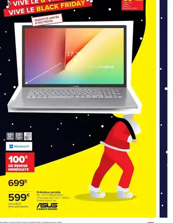 Carrefour Asus Ordinateur Portable offre