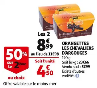 Orangettes les chevaliers d'argouges