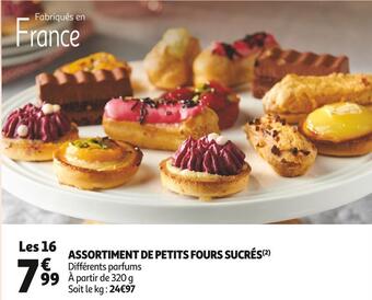 Auchan Supermarché Assortiment de petits fours sucrés offre