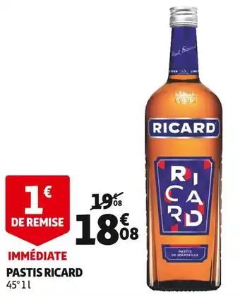 Auchan Supermarché Ricard pastis ricard offre