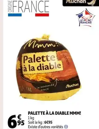 Auchan Mmm! palette à la diable offre