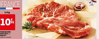 Auchan Viande bovine : basse côte sans os offre