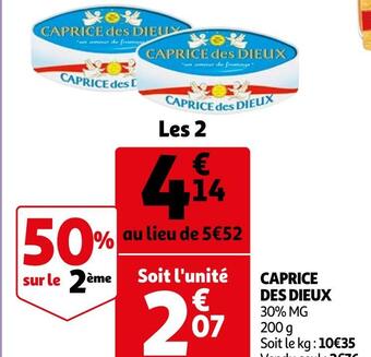 Auchan Caprice des dieux caprice des dieux offre