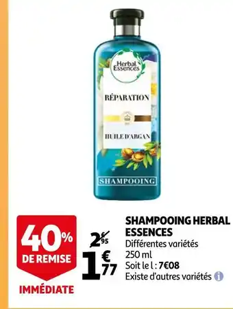 Auchan Herbal essences shampooing offre
