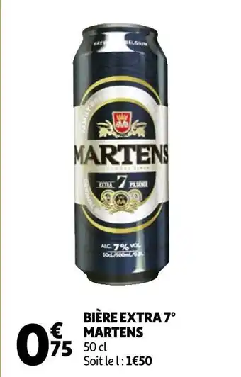 Auchan Martens bière extra 7° offre