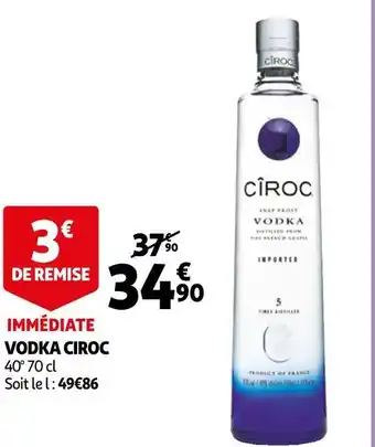 Auchan Vodka ciroc offre