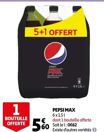 Auchan Pepsi max pepsi max offre