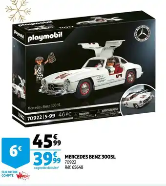 Auchan Playmobil mercedes benz 300sl offre
