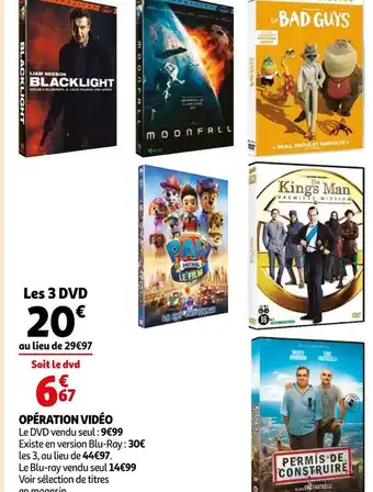 Auchan Opération vidéo offre