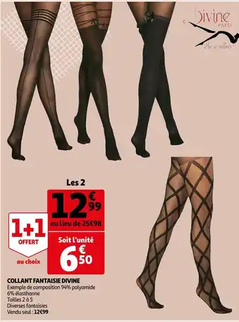 Divine collant fantaisie